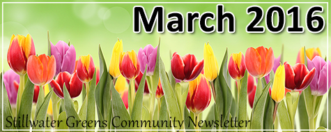 March 2016 Newsletter